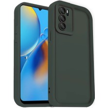 Eseno Select Oppo A16 Kılıf Viera Silikon - Koyu Yeşil