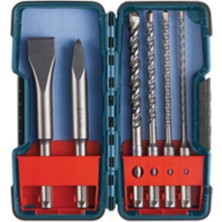 Velora Bosch 6 Par Al Sds-Plus Duvar Ucu Seti, Keski ve Sert Metal, HCST006