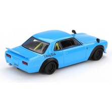 NW NessiWorld Model Araç 1/64 Nissan Lb Works Hakosuka Baby Blue