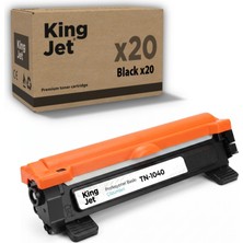 Kingjet Brother Uyumlu TN-1040 Standart Kapasiteli (20'li Paket) Muadil Toner