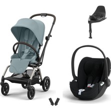 Cybex Eezy S Twist+2 Travel Sistem | Stormy Blue & Cloud T Plus Bazalı Sephia Black