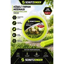 SCHUTZENGER Köşeli Tırpan Misinası 3.3 mm 46 Metre Ot Çim Biçme Ipi At-46