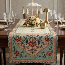Sunum Luxe Oriental Bloom 45X140CM Masa Runnerı