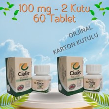 K.b CIALIS_100_MG. 60 Tablet Süper Etkili 2 Kutu Kampanyalı Orjinal Ciâlis_hap Kutulu Bandrollü Geciktiricilî Sertleştiricilî %100 Performans Pa CÎÂLÎS100 Cialisfiyat CIALIS100MG_G