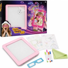 NW NessiWorld 3D Sihirli Çizim Tahtası Pembe Veya Beyaz (Adet Fiyatıdır)
