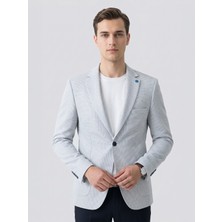 Plus Scorpion Kırçıllı Erkek Blazer Ceket – Torba Cepli, Çift Yırtmaçlı, Dokulu Premium Kumaş Slim Fit