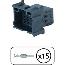 Belirtilmemiş Te/amp Mcp 2.8 Dişi Konnektör 15 Pin Kablosuz