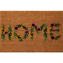 Mudo Home Home Flowers Kapı Paspas 40X60 cm