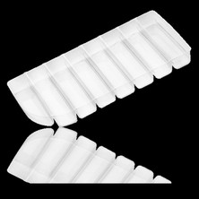 Mayer Plastik Sapphire 8 Bölmeli Şeffaf Plastik Sunum Tabağı S-8 - (450 Adet)