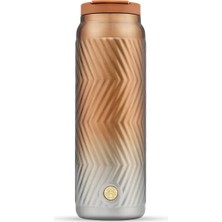 Starbucks® Zigzag Desenli Turuncu Ombre Paslanmaz Çelik Termos 473ML-11187184