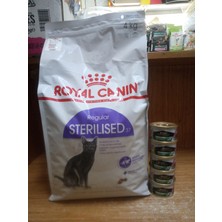 SY Royal Canin Sterilised 37 Kısırlaştırılmış Yetişkin Kedi Kuru Maması 4 Kg+5 Adet Pro Plan Kısır Kedi Konserve Somon&tonbalıklı