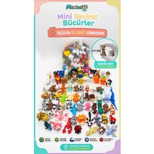 Mini Organik Oyuncaklar – Kendin Seç 15 Adet Bebek 3D Hayvan Figür Paketi – Hareketli & Eğitici