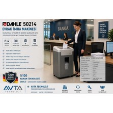 Dahle 50214 Dahle Evrak Imha Makinesi - P4(4.0X40.0MM) - 40L - 9syf.