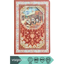 Vagonlife Yeni Seri Pandalar Sultanahmet Camii 3D Katmanlı Illüstrasyon Sanat Tasarımlı Düz Çizgisiz Defter 60 Yaprak 120 Sayfa 21X13,5CM