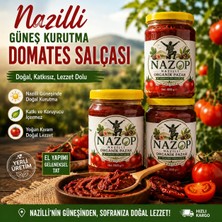 Nazop Domates Salçası Nazilli Güneş Kurutma 1 Kg.