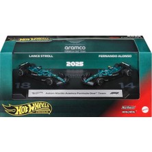 1:64 Hot Wheels 2'li Premium Formula 1 Paketi JMM89 - Aston Martin Aramco Formula One Team