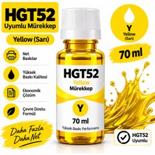 Bionet Teknik Hp Ink Tank 310 Uyumlu GT52 Muadil Sarı Mürekkep