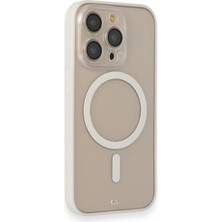 Freedom Storee Apple Iphone 14 Pro Kılıf Grand Magneticsafe Kapak - Beyaz