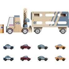 Woody Roll &amp; Race Ahşap Araba Taşıyıcı