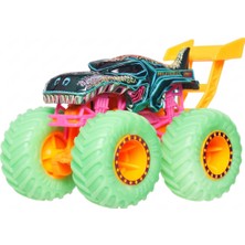 1:64 Hot Wheels Monster Trucks Neon Smashers Die Cast Araba JMV39 - JMV60 Mega Wrex