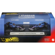 1:64 Hot Wheels 2'li Premium Formula 1 Paketi JMM89 - Atlassian Williams Racing