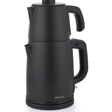 Conti CTM-125S Tealine Çelik Çaycı Siyah