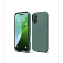 Turkuaz Store Iphone 16 Plus Uyumlu Nano Içi Kadife Kamera Korumalı Telefon Kılıfı