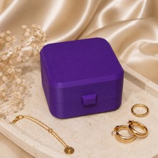 Lunera Accessories Mini Seyahat Takı Kutusu Küpe Yüzük Kolye Organizeri Bölmeli Taşınabilir 3D Baskı