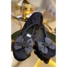 Ceyda Shoes Süslü Kurdelalı, Taşlı,kadife Ev,hac Tavaf Umre, Hediye, Günlük Çeyiz, Babet, Panduf, Patik, Gösteri Pisi 301