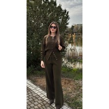 Rosyposy Triko Düğmeli Takım
