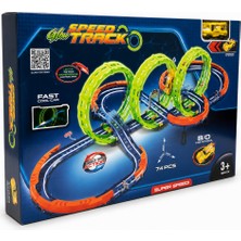 Urfakent SH40591 Şarjlı Fosforlu Racing Set 71 Parçalı