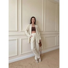 Lizay Dress Çizgili Yelekli Takım