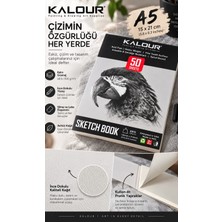 Vox Art Kalour A5 Eskiz Çizim Defteri 100GR, 50 Yaprak