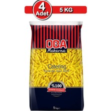 Oba Kalın Kesme Makarna 5 kg x 4 Adet | Toptan Paket Avantajı