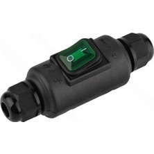 Zenviaa PM-26935 Su Geçirmez Siyah Kablo Switch 4 Pin ZENVIAA365423