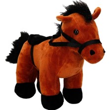 Aura Ev Mağazası 4803 Yeleli Peluş At 25 cm