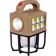 PM-26459 3 Modlu Beyaz - Filament Solar Masa - Kamp Lambası - El Feneri