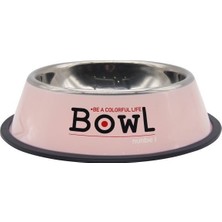 Nunbell Çelik Mama Kabı Renkli 30 cm