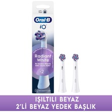 Oral-B Io Radiant White Beyaz Diş Fırçası Yedek Başlığı 2 Adet