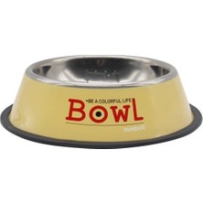 Nunbell Çelik Mama Kabı Renkli 18 cm