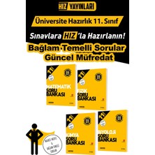 Hız Yayınları 11. Sınıf Matematik Fizik Kimya Biyoloji Soru Bankası Seti Maarif Model