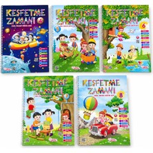 Pembe Patikler Keşfetme Zamanı Okul Öncesi Eğitim Seti 4-5-6-7-8 – 5 Kitap Etkinlik Seti Anaokulu Eğitici Çalışma Kitapları