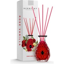 Scentiny Fragrances Rose Vanilla Çubuklu Oda Parfümü 110 ml