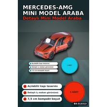Aura Ev Mağazası Resmi Lisanslı 7.5 cm Mercedes-Amg Mini Model Araba - 1 Adet, Koleksiyonluk Oyuncak BX-313313