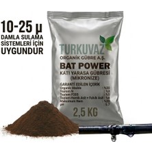 Turkuvaz Organik Bat Power Mikron Toz Yarasa Gübresi 2,5 Kg.