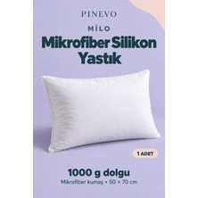 Pinevo Mikrofiber Silikon Dolgulu Uyku Yastığı 50X70 cm 1000 gr – Dolgun ve Yumuşak