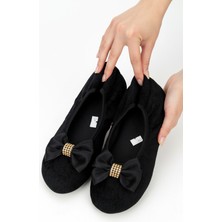 Ceyda Shoes Süslü Kurdelalı, Taşlı,kadife Ev,hac Tavaf Umre, Hediye, Günlük Çeyiz, Babet, Panduf, Patik, Gösteri Pisi