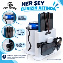 Go.3Dify Sup 3’ü 1 Arada Bardaklık Telefon ve Gözlük Tutucu Paddle Board Organizer