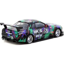 NW NessiWorld 1/64 Nissan Skyline (R32) Widebody Hks With Tarmac Cards Combo Set - Designed By Jon Sibal