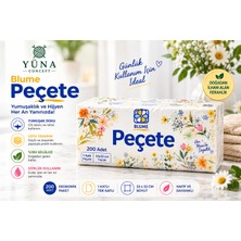 Blume Peçete 200 Yaprak 1 Katlı 33X33 cm Günlük Kullanım Ekonomik Paket